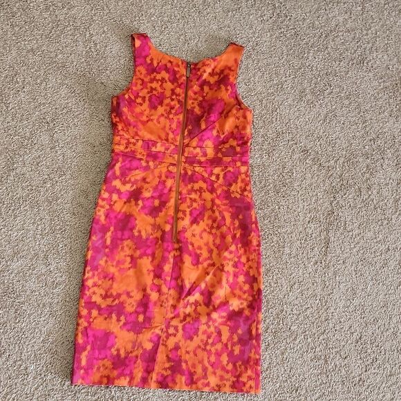 Michael Kors Persimmon Lined Shift Dress Women's Size 2 - Picture 7 of 11
